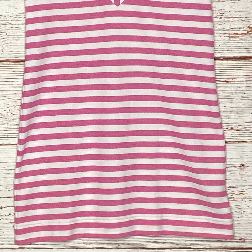 Vineyard Vines Knit Stripe Swing Dress In Pink and White Sz XXS - Picture 12 of 15